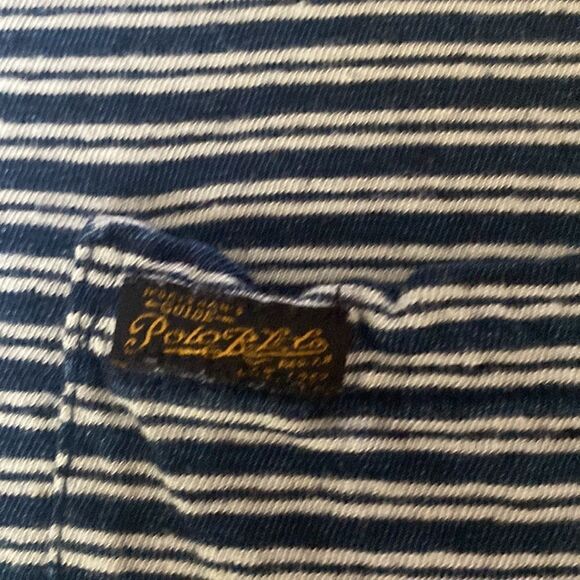 GUC RL stripped navy /wht s/s. Size M - Picture 3 of 4